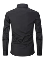 Mens Mandarin Collar Shirt