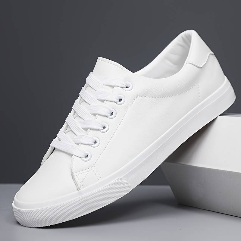 Mens White Sneaker Two Color Seven Size