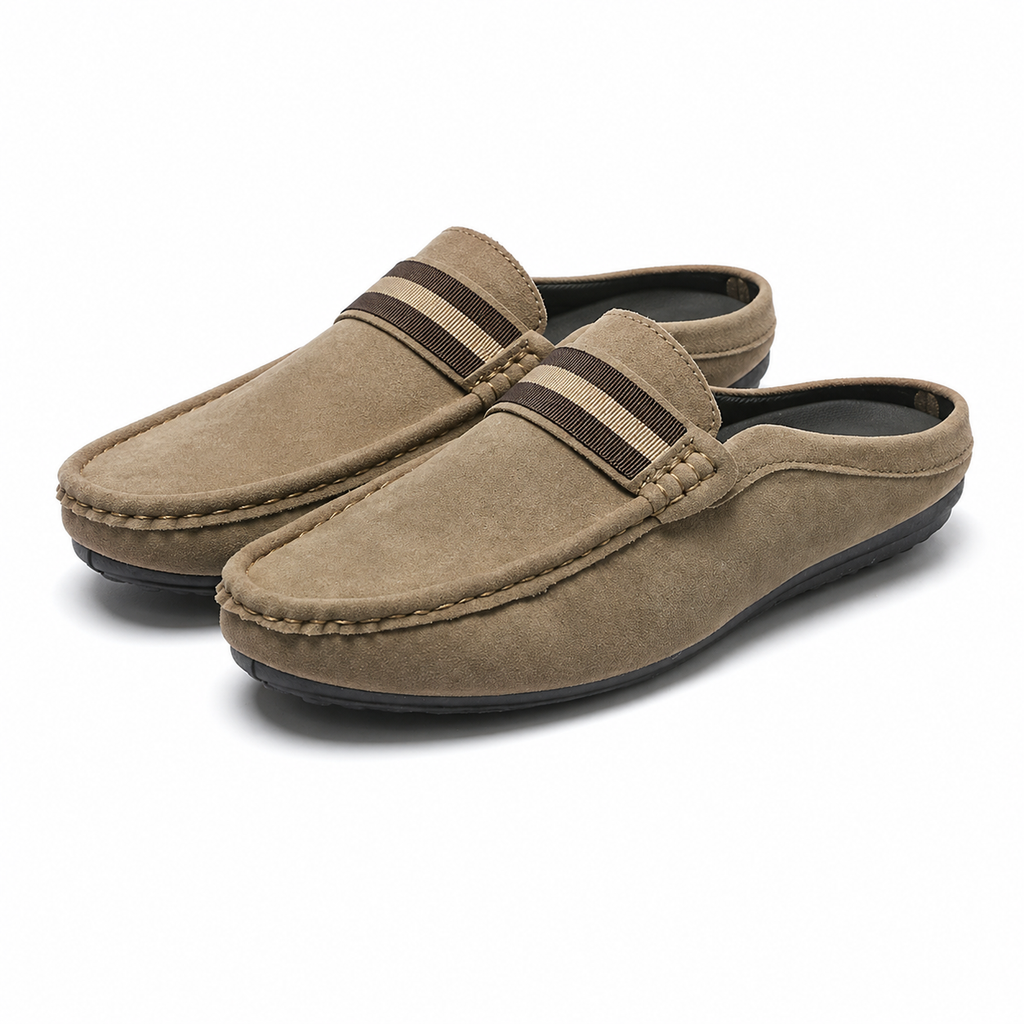 Mens Open Heel Slip-On Loafer