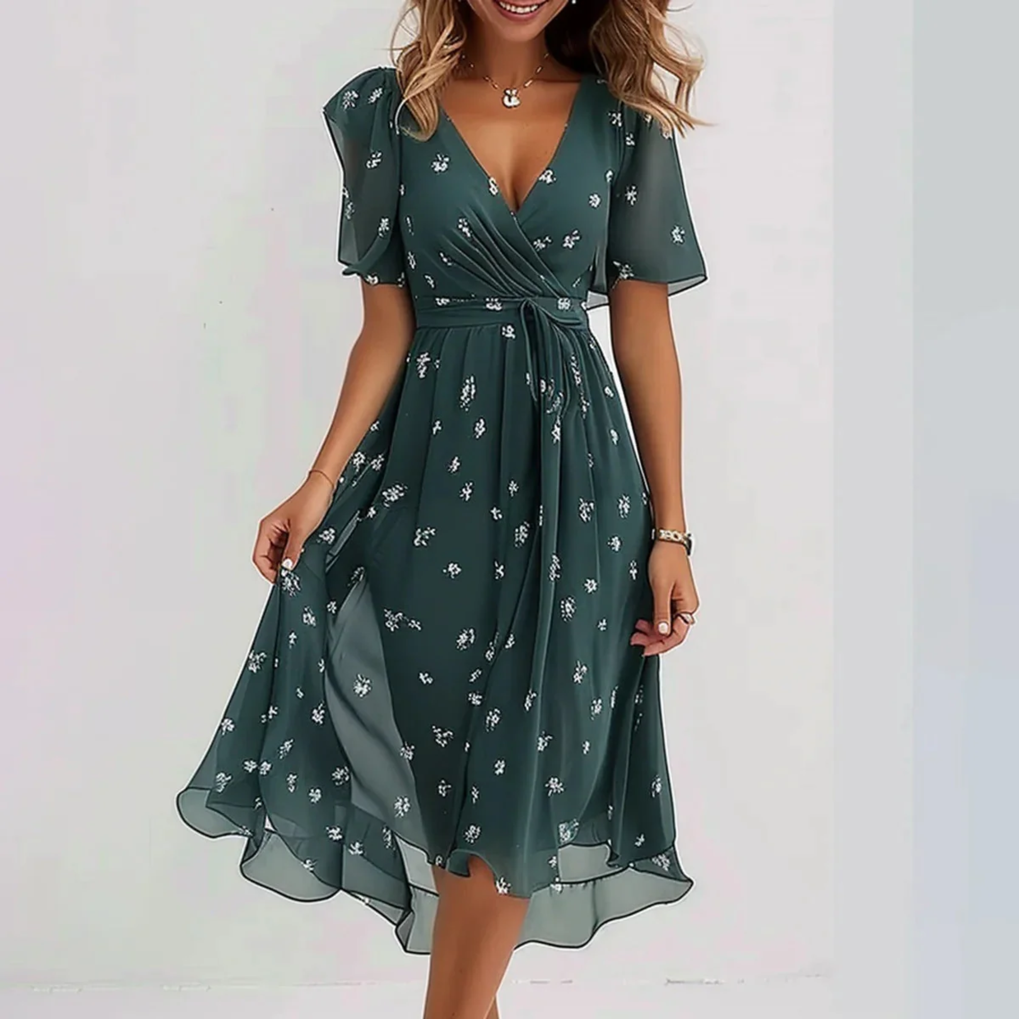 Summer Dress Lightweight Flowy