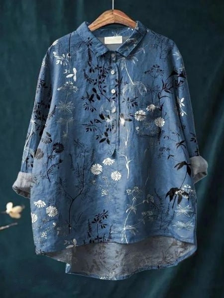Floral Blouse Relaxed Fit