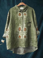 Floral Blouse Relaxed Fit