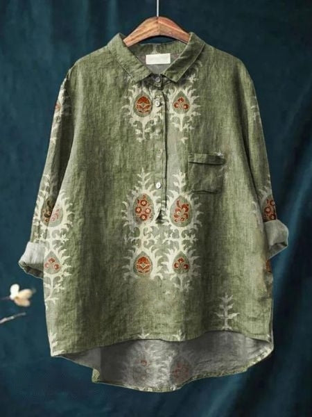 Floral Blouse Relaxed Fit