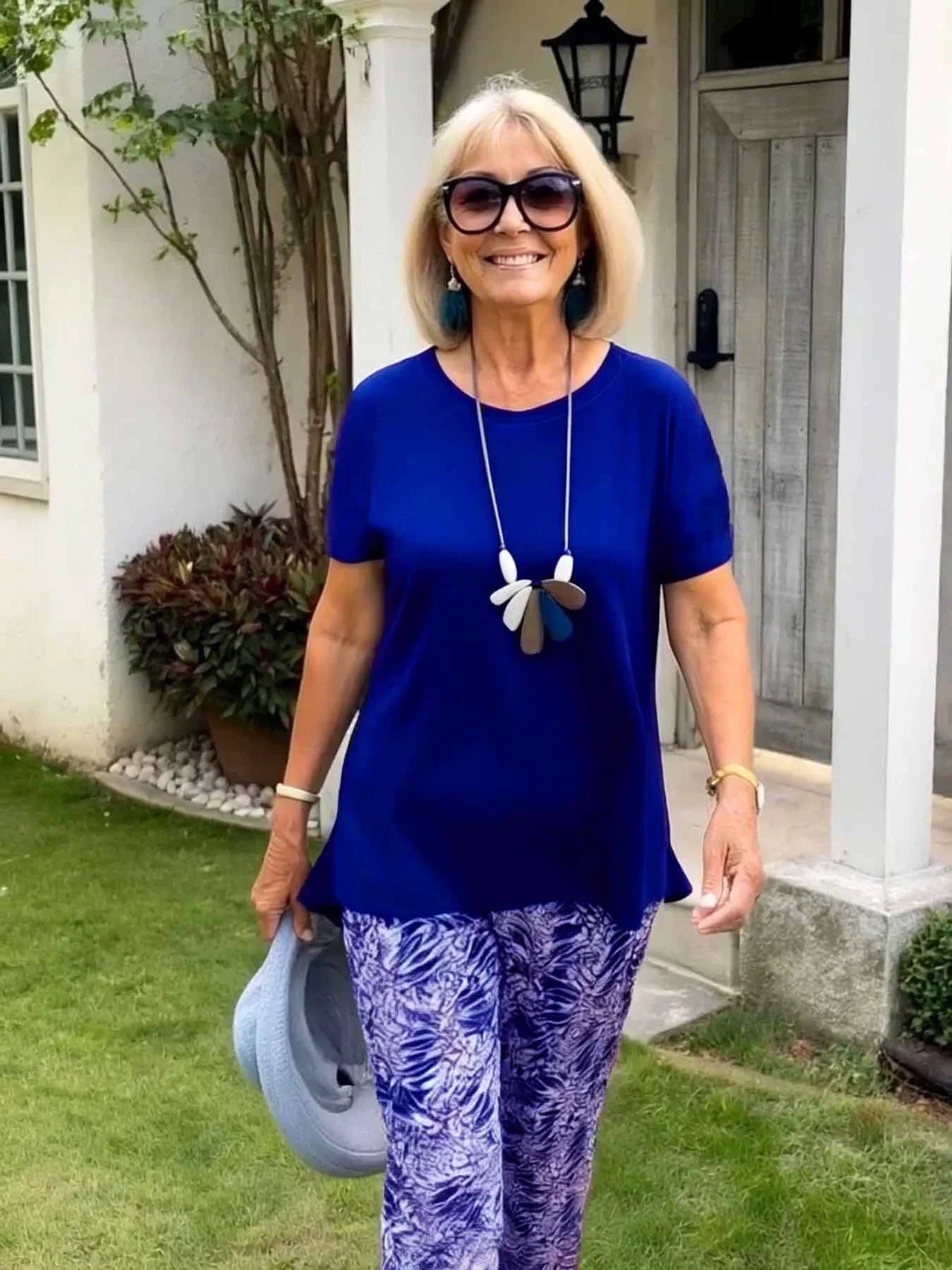 Two-Piece Set Blouse Wide-Leg Pants