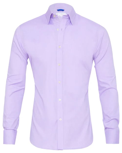 Mens Oxford Shirt Slim Fit Stretch Zip Closure Five Color
