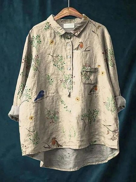 Floral Blouse Relaxed Fit