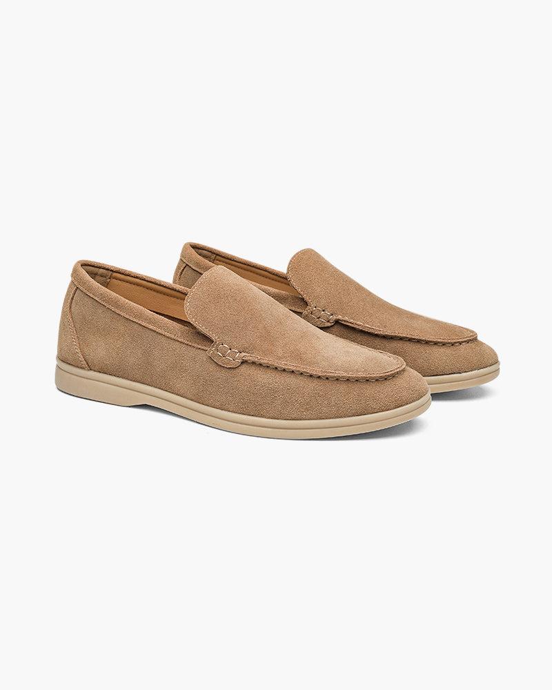 Mens Suede Loafer Slip On Four Color