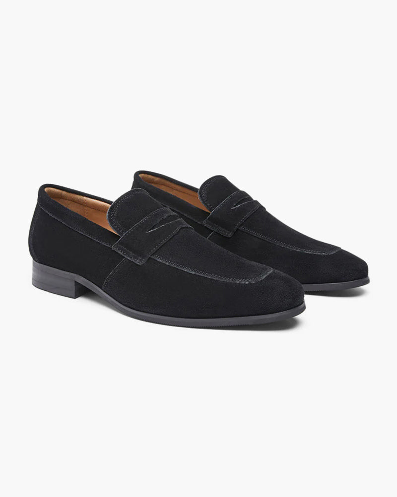Mens Suede Business Loafer Slip On Three Color