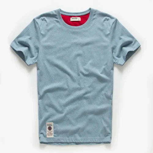 Cotton T-Shirt Crew Neck Regular Fit Solid
