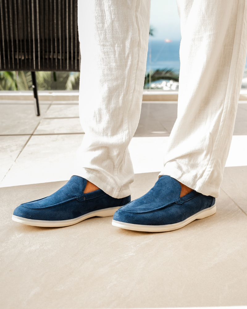 Mens Suede Summer Loafer Slip On Five Color