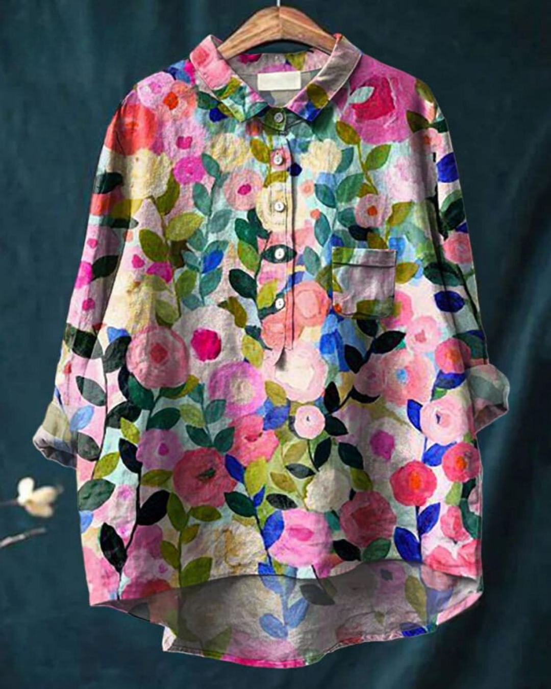 Floral Blouse Relaxed Fit