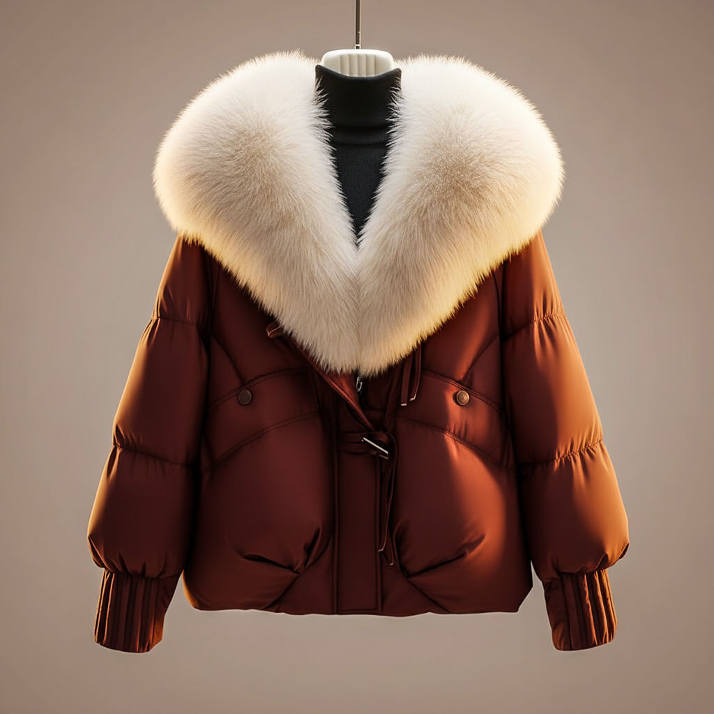 Women's Belted Coat Statement Collar Wrap Winter Elegant