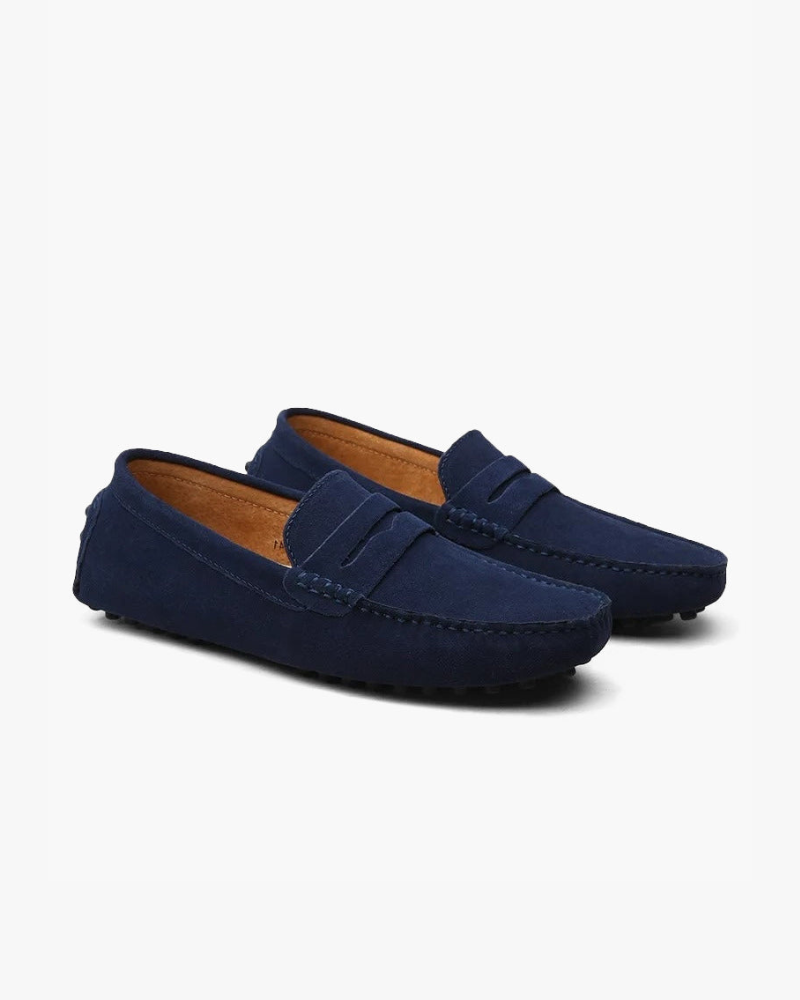 Mens Suede Moccasin Slip On Five Color