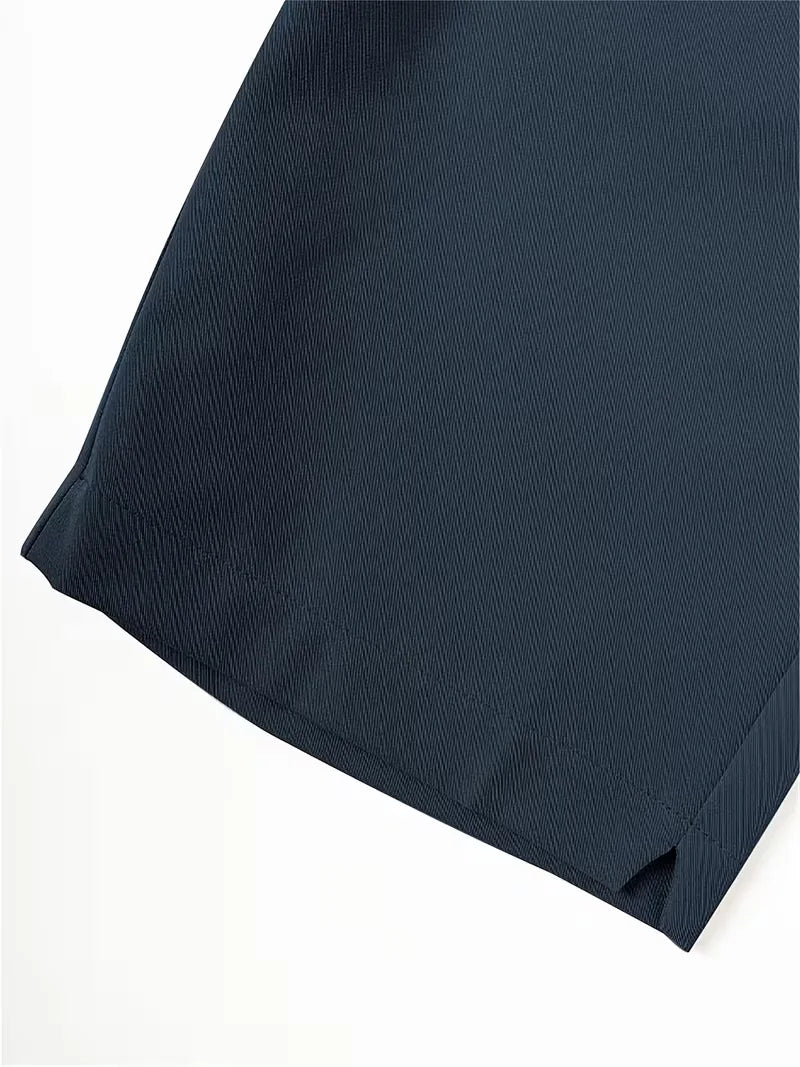 Mens Straight Leg Shorts Side Pockets