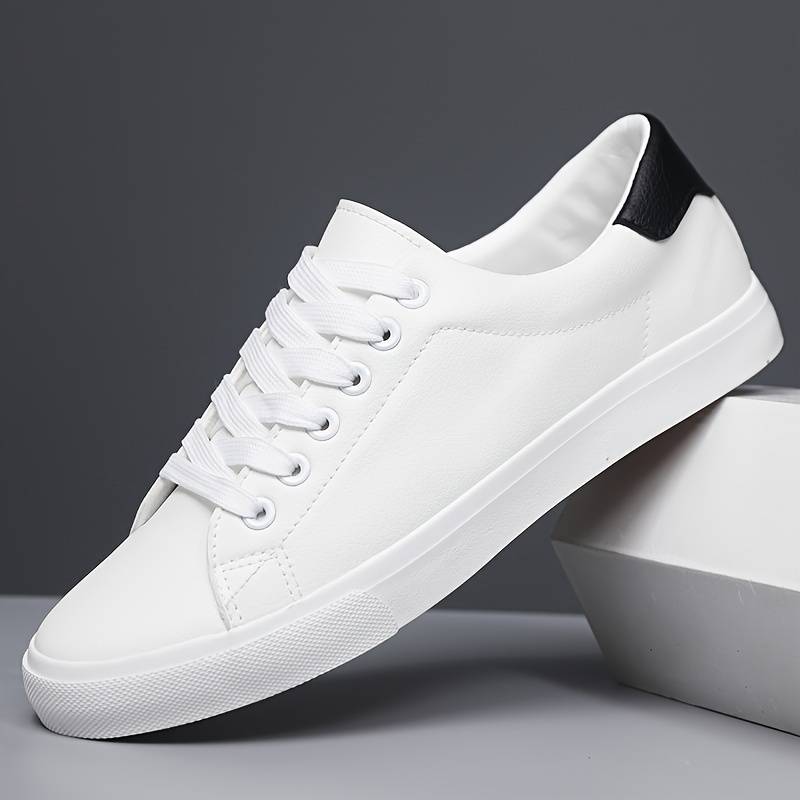 Mens White Sneaker Two Color Seven Size