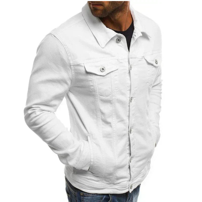 Men's Button Down Jacket Front Pockets Casual Everyday