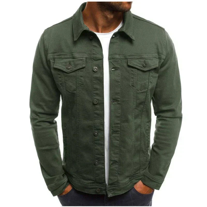 Men's Button Down Jacket Front Pockets Casual Everyday