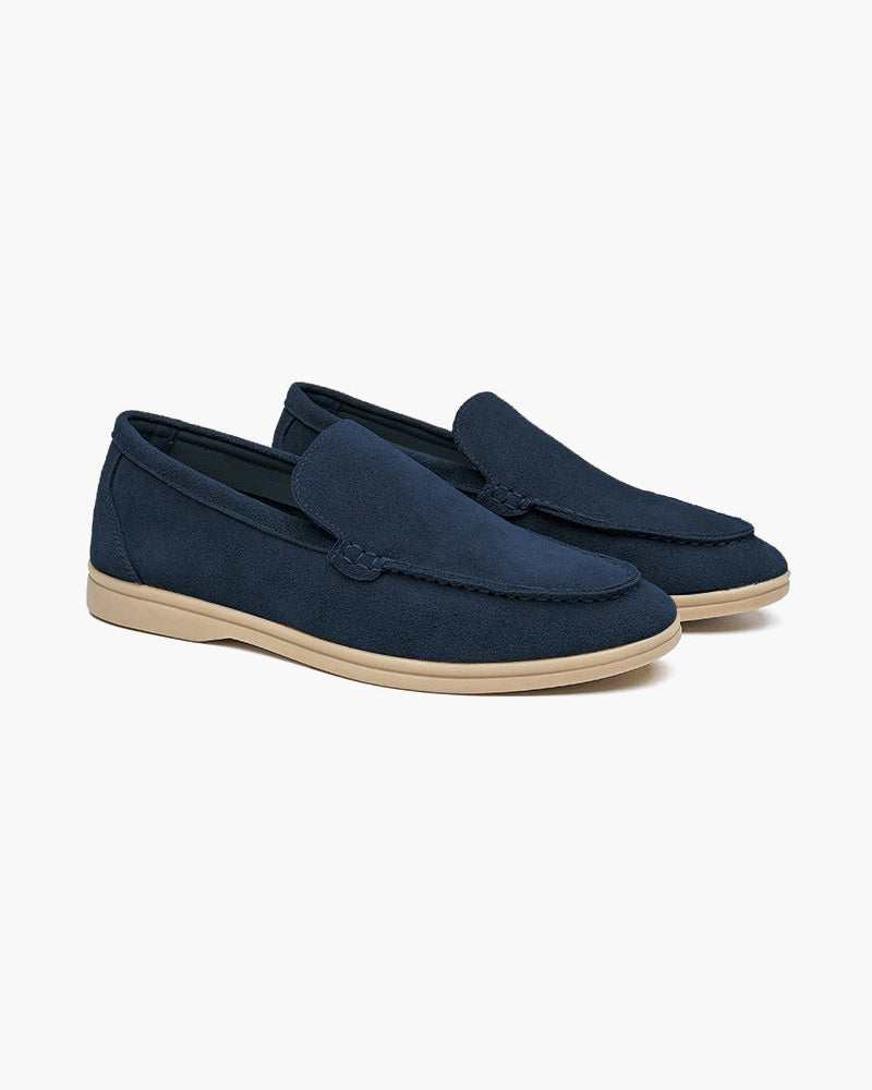 Mens Suede Loafer Slip On Four Color