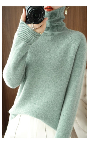 Women's Cozy Knit Sweater Soft Warm Versatile Fall Winter