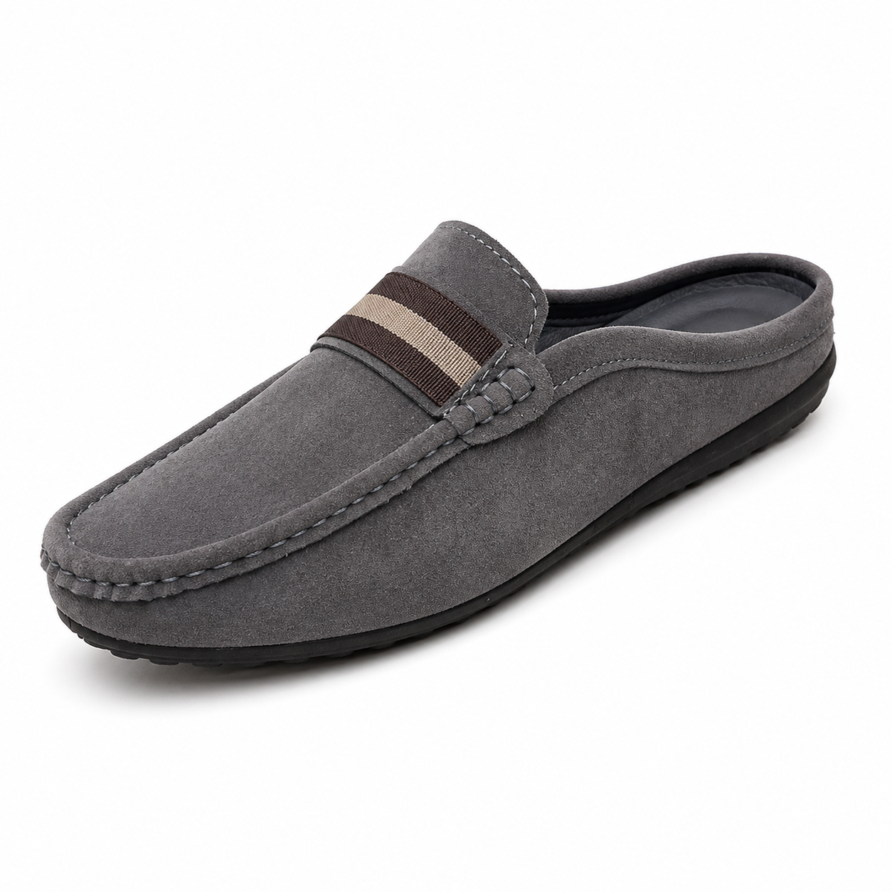 Mens Open Heel Slip-On Loafer