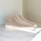 Comfortable Men's Loafers With Stitched Upper