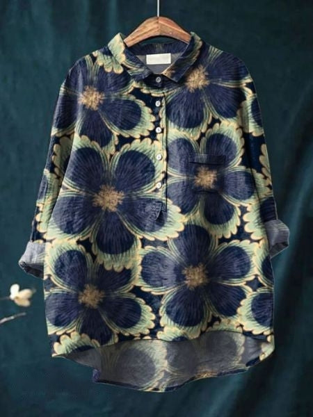 Floral Blouse Relaxed Fit