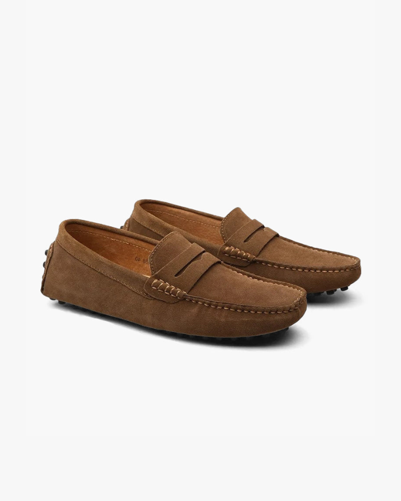 Mens Suede Moccasin Slip On Five Color