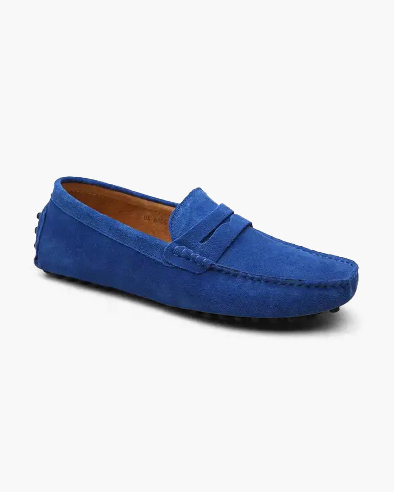 Mens Suede Moccasin Slip On Five Color