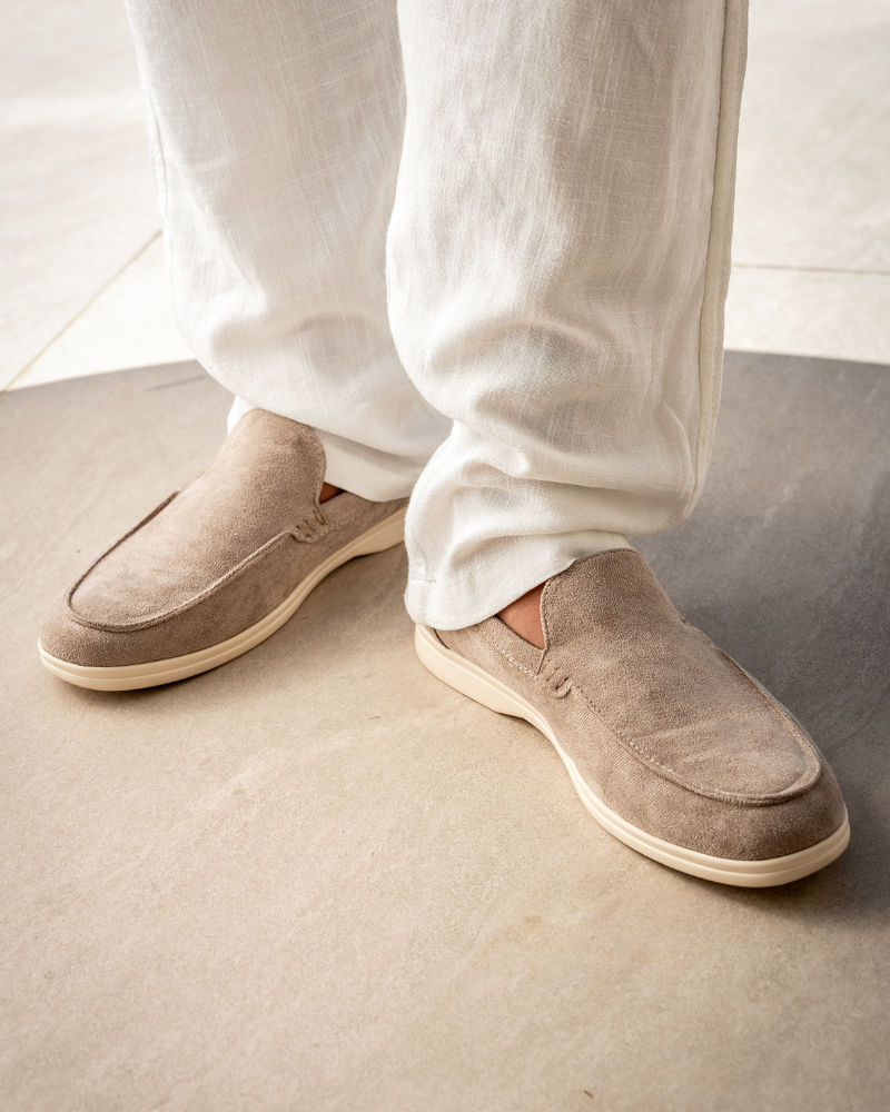 Mens Suede Summer Loafer Slip On Five Color