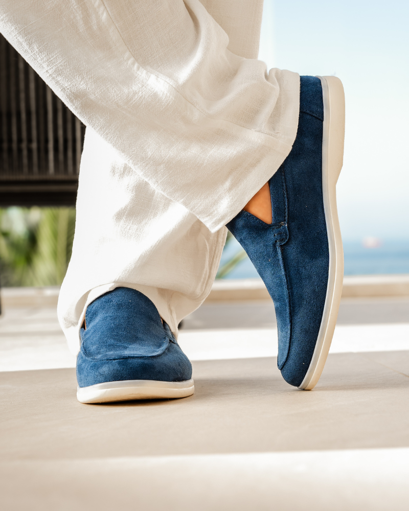 Mens Suede Summer Loafer Slip On Five Color