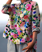 Floral Blouse Relaxed Fit