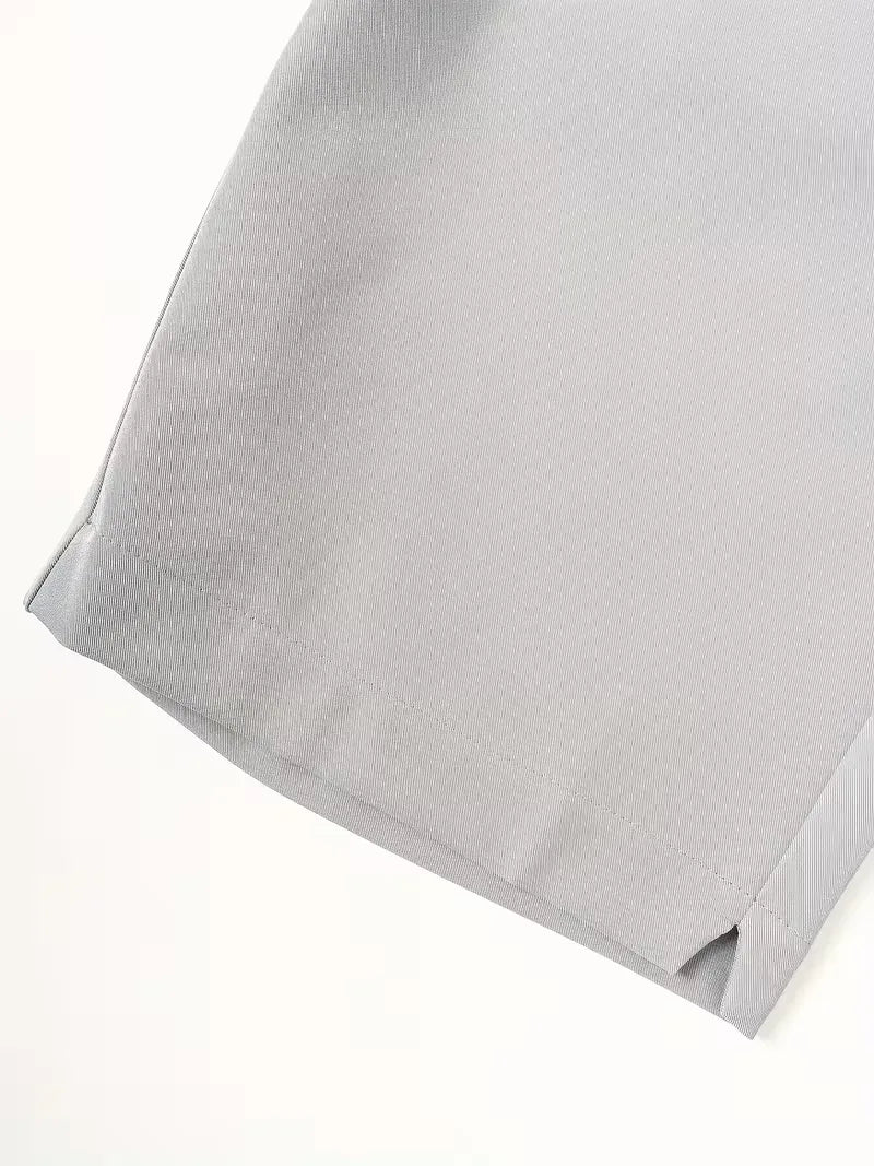 Mens Straight Leg Shorts Side Pockets