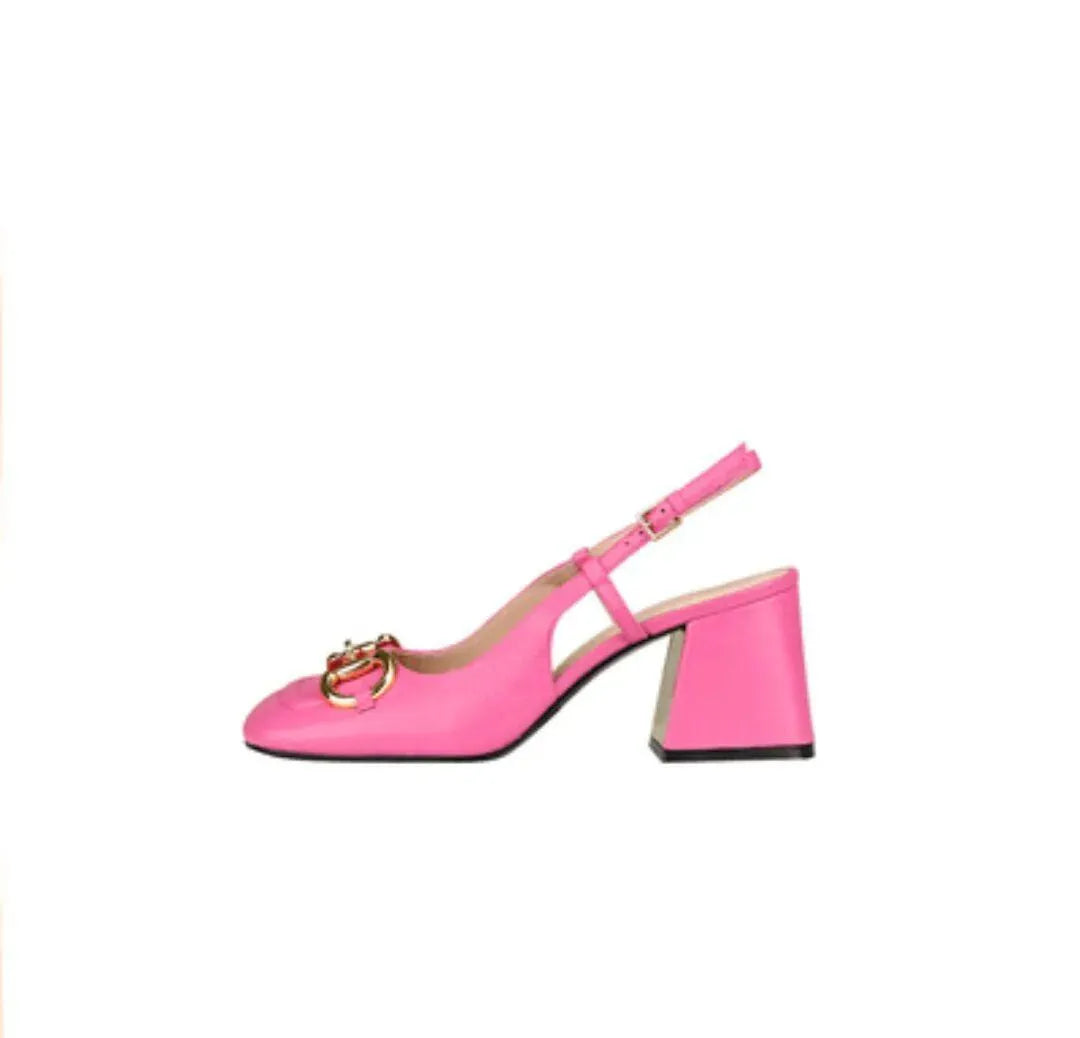Orthopedic Retro Heels Buckle Strap