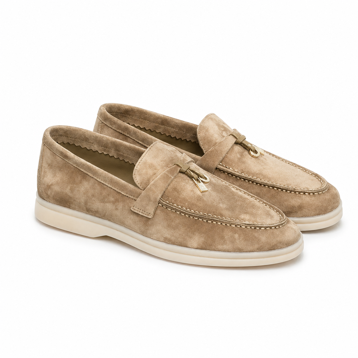 Mens Nubuck Look Summer Loafer