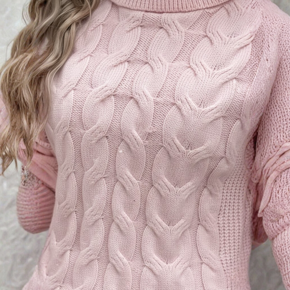 Seraphine | Women's Cotton Turtleneck Sweater Stylish & Comfortable