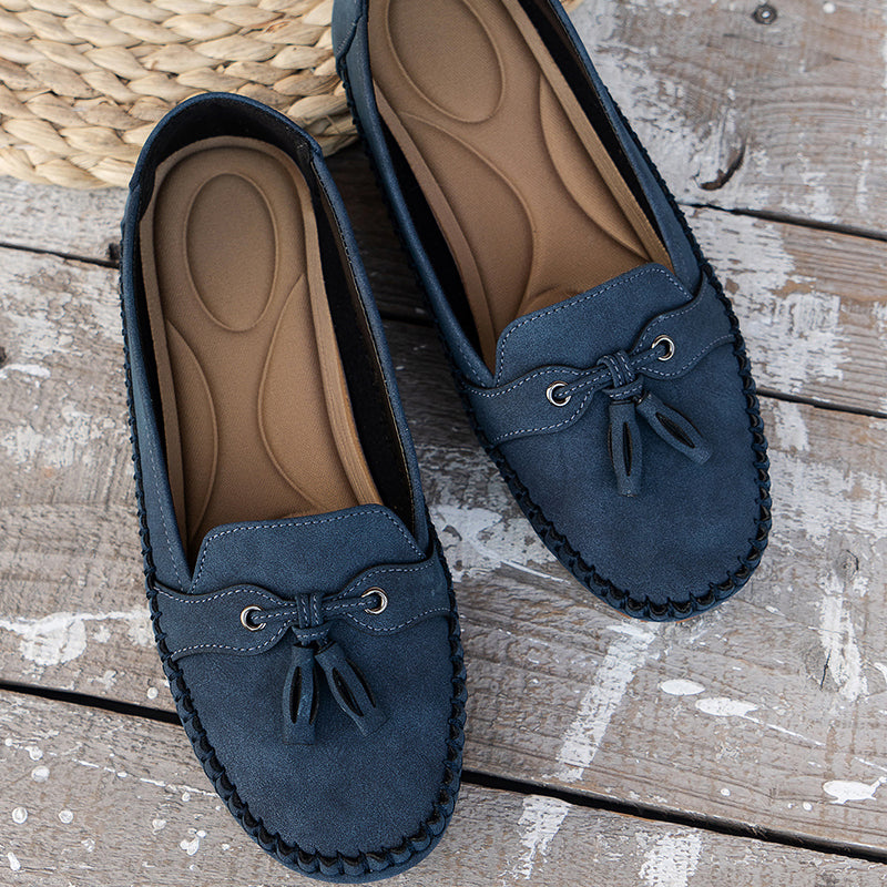 Womens Moccasin Loafers Slip On