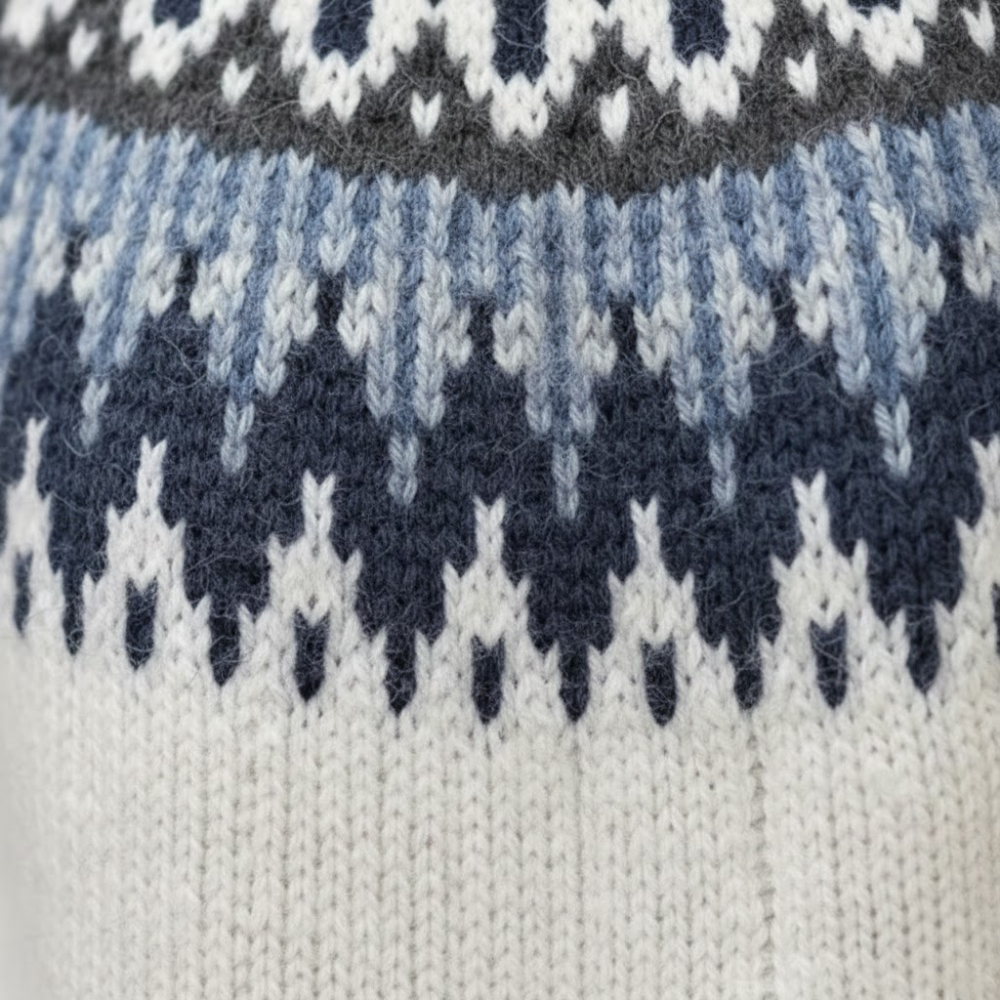 Alethea | High-Quality Wool Sweater with Nordic Pattern for Women