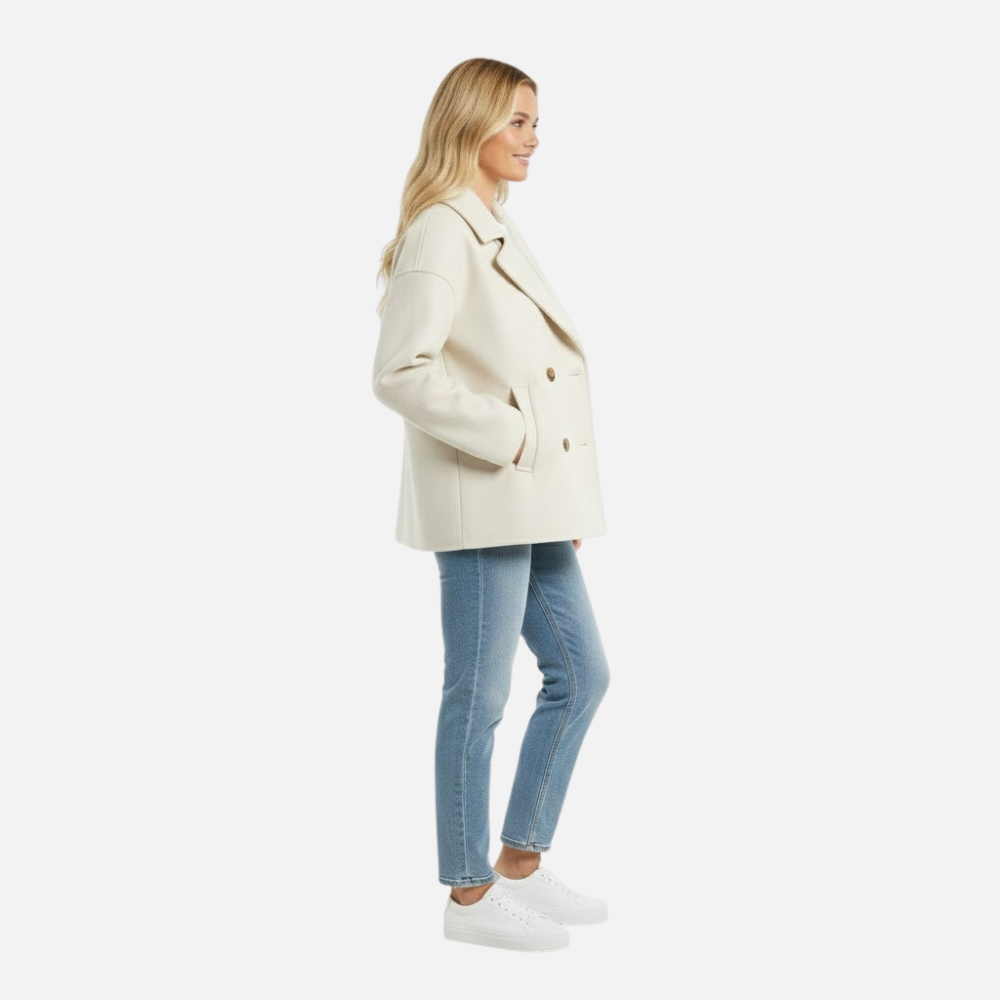 Clarimond | Fashionable Short Jacket for Women Double-Breasted & Stylish