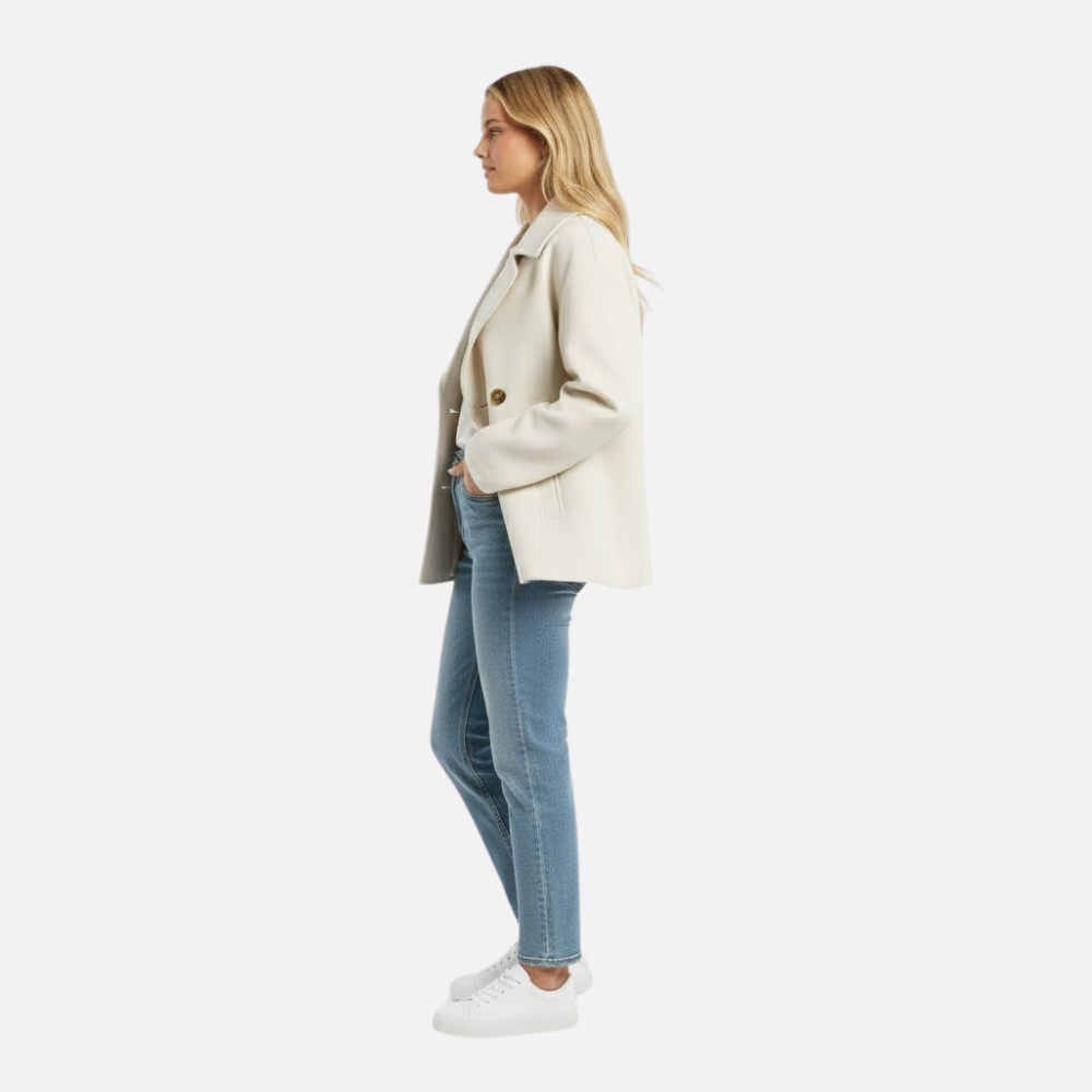 Clarimond | Fashionable Short Jacket for Women Double-Breasted & Stylish