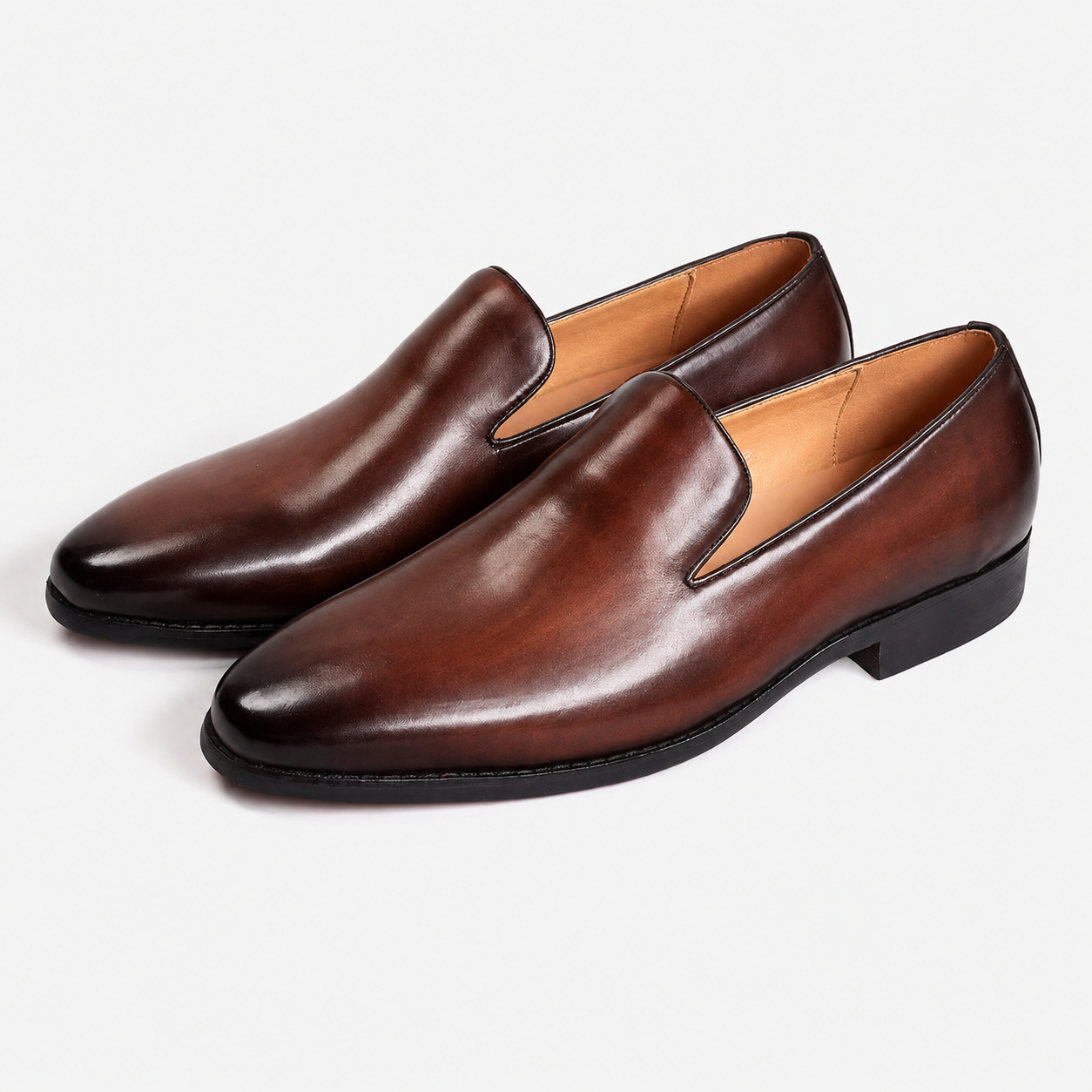 Mens Smooth Leather Dress Loafer