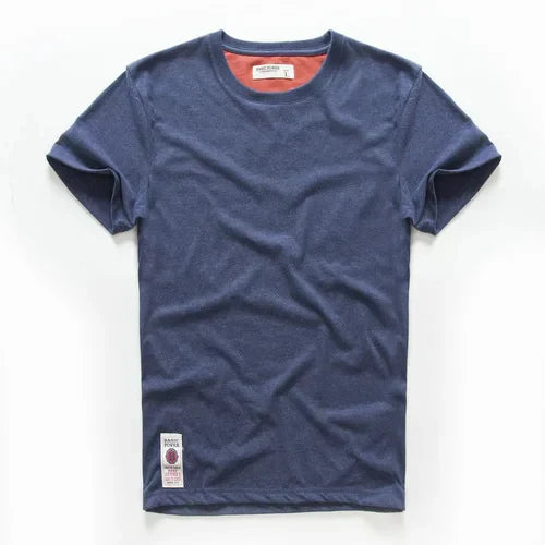 Cotton T-Shirt Crew Neck Regular Fit Solid