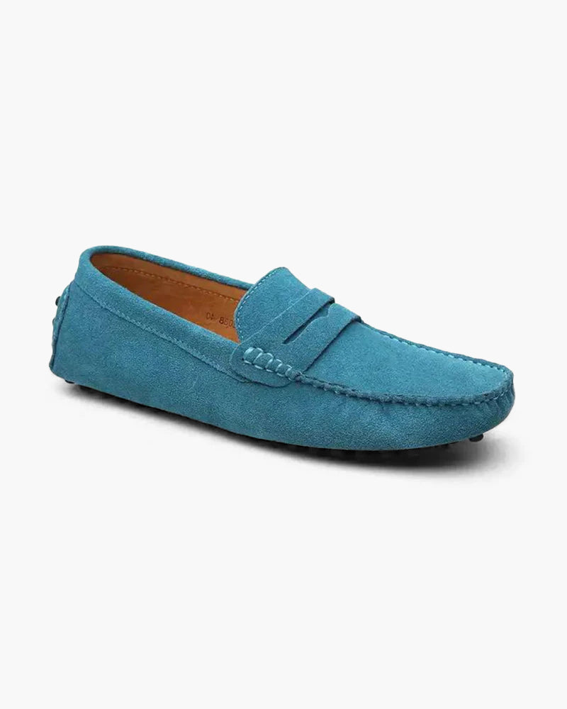 Mens Suede Moccasin Slip On Five Color