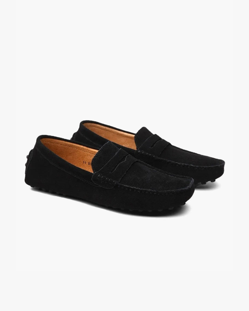Mens Suede Moccasin Slip On Five Color