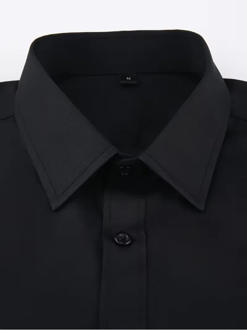 Mens Mandarin Collar Dress Shirt