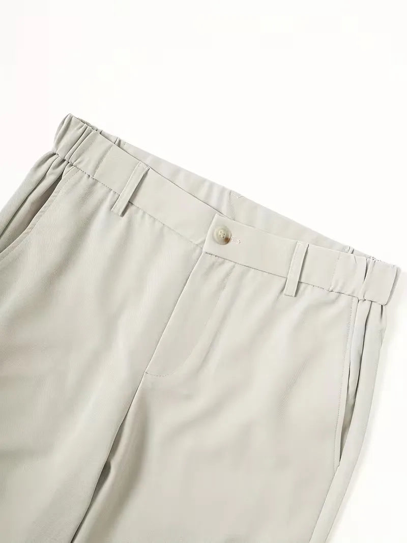 Mens Straight Leg Shorts Side Pockets