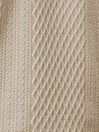 Mens V Neck Polo Jacquard Pattern