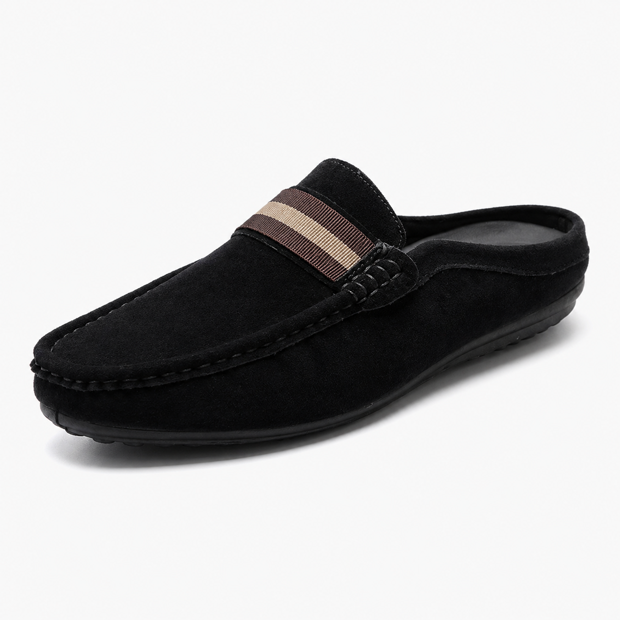 Mens Open Heel Slip-On Loafer