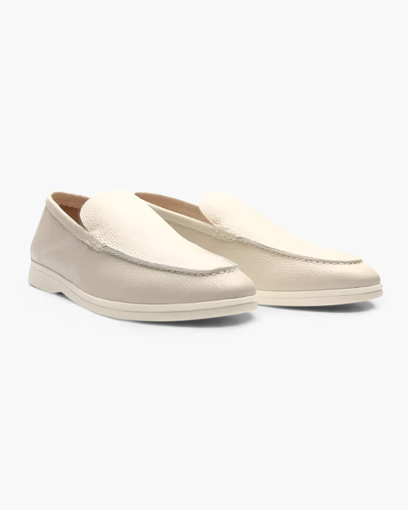 Mens Cowhide Leather Loafer Slip On Five