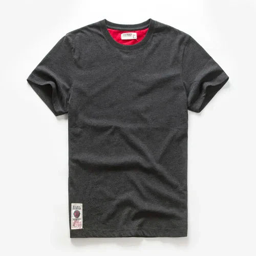 Cotton T-Shirt Crew Neck Regular Fit Solid