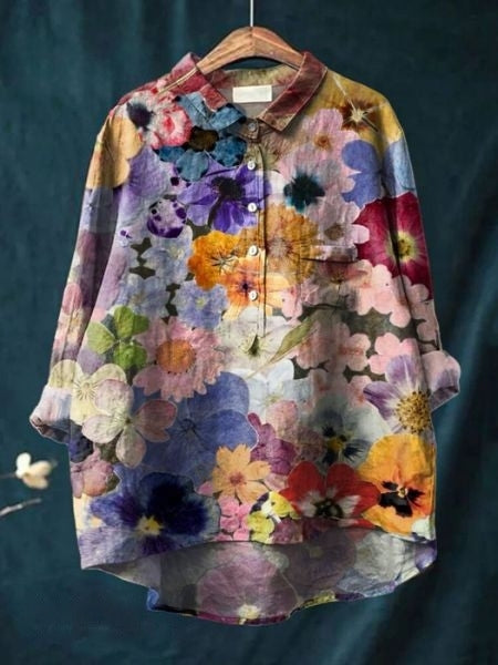 Floral Blouse Relaxed Fit
